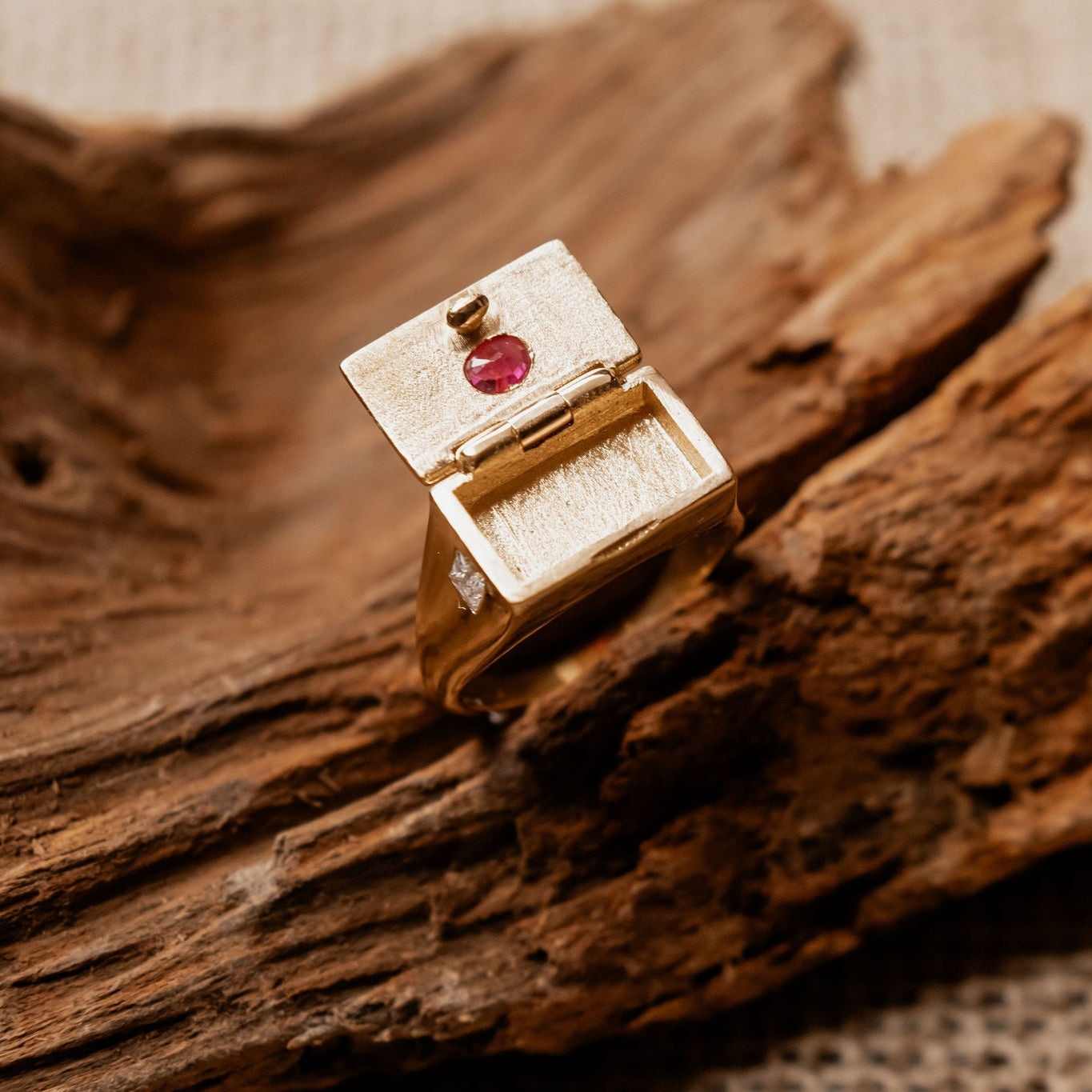 Bague Elysia Tryptique Vermeil