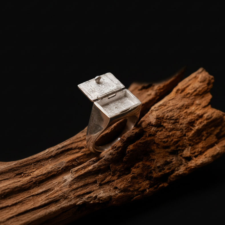 Bague Elysia Brute Argent