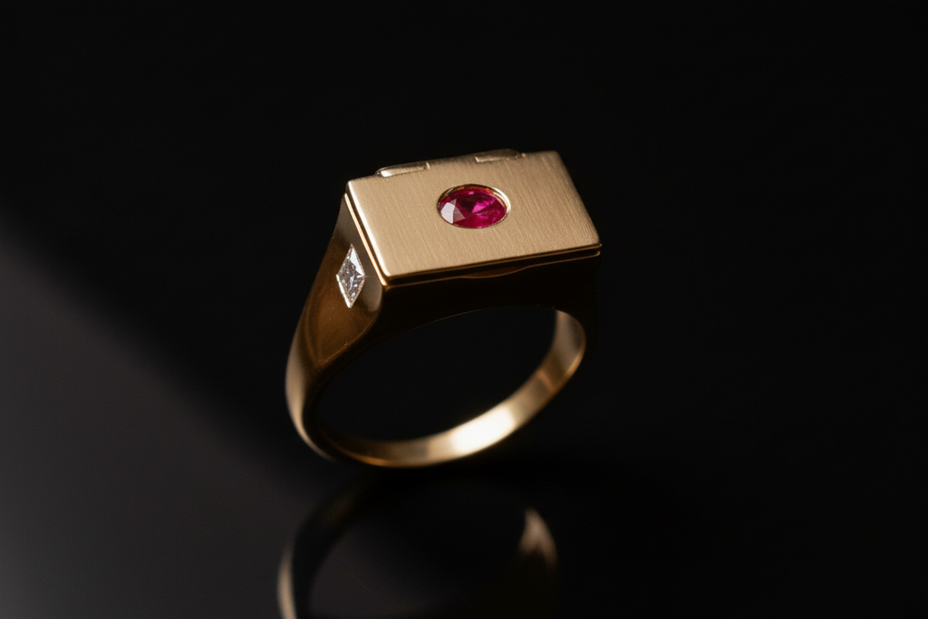 Bague Elysia Tryptique Vermeil