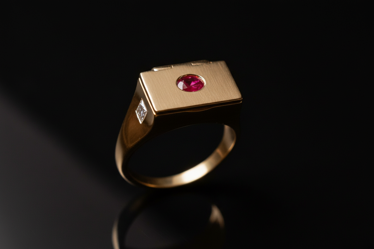 Bague Elysia Tryptique Vermeil