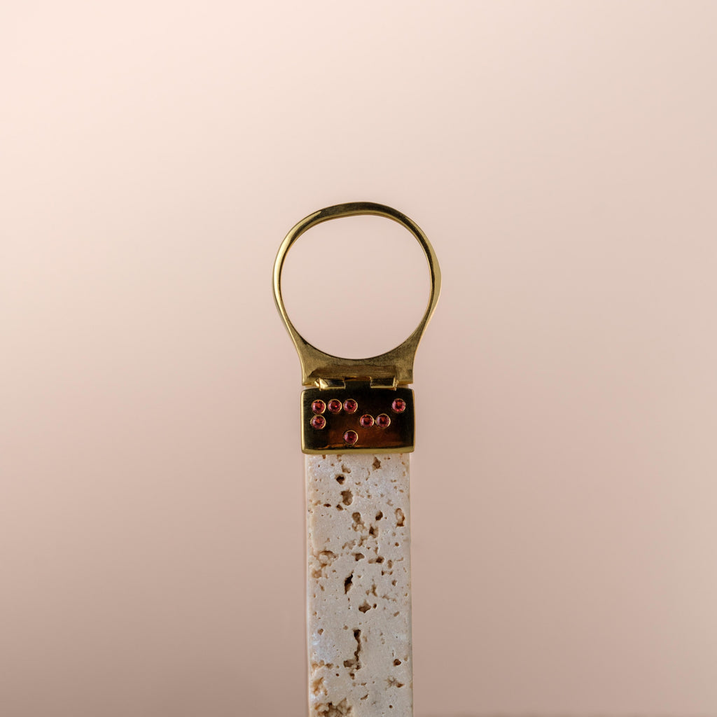 Bague Poison Elysia Braille Vermeil