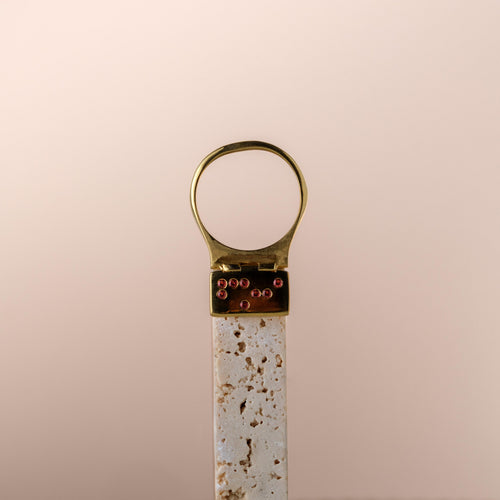 Bague Poison Elysia Braille Vermeil