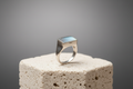 Elysia Essential Silver en Argent — pierre rubis | Bague Charlotte Champagne