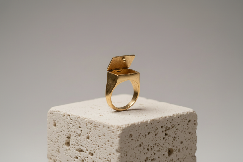 Elysia Essential Vermeil en Vermeil — pierre saphir | Bague Charlotte Champagne