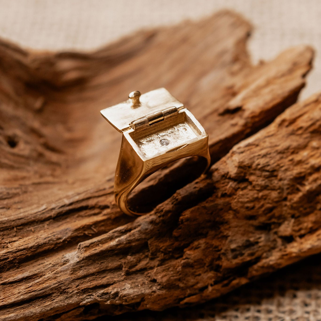 Bague Elysia Brute Vermeil