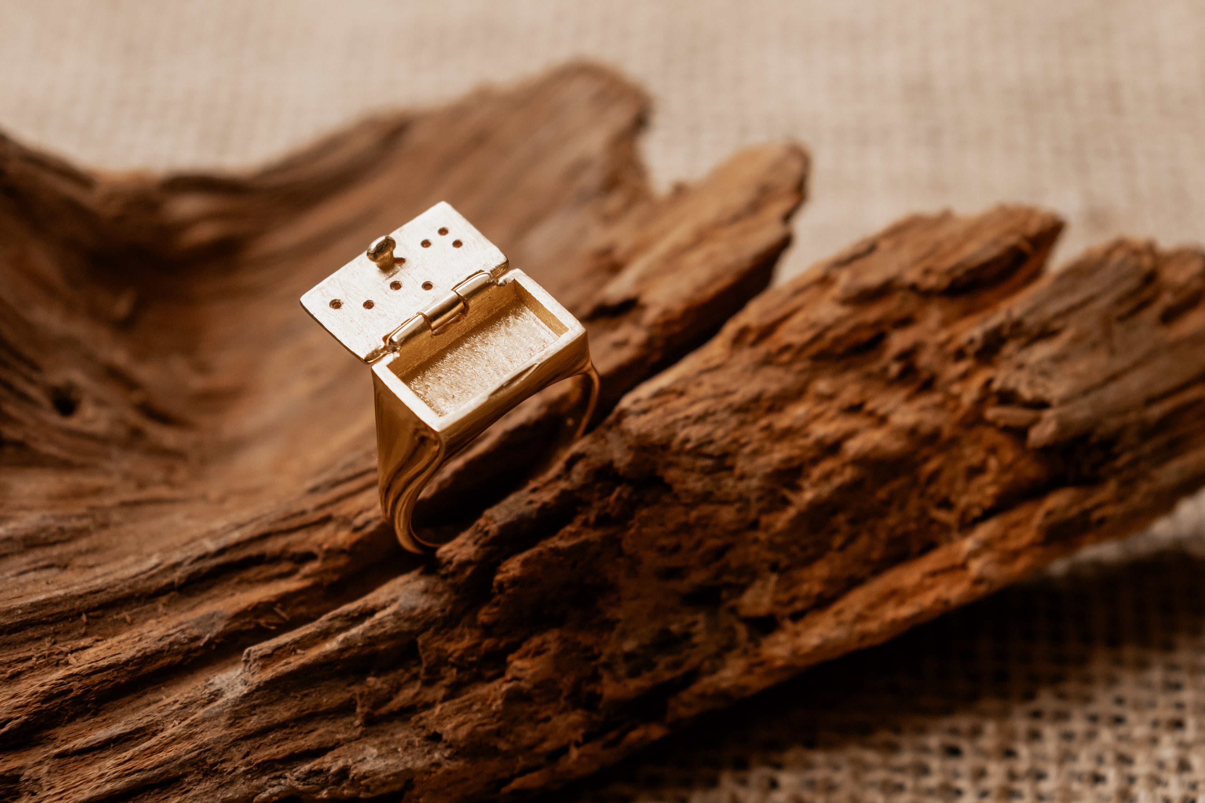 Bague Elysia Braille Vermeil