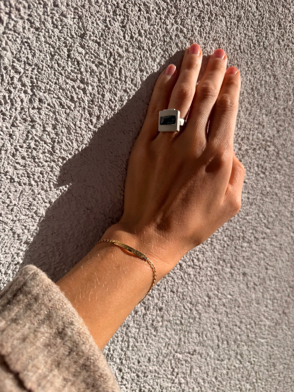 Bague Poison Ponti Argent Cyanite Azur