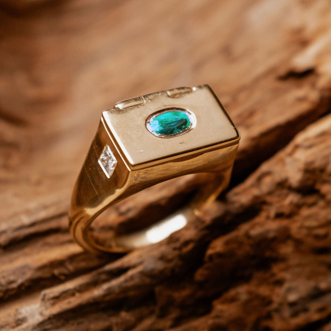 Bague Elysia Tryptique Vermeil