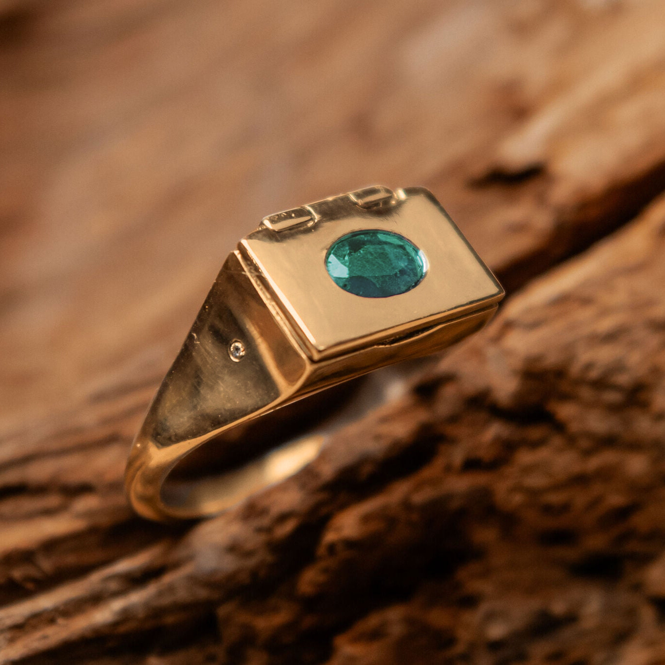 Bague Elysia Tryptique Vermeil