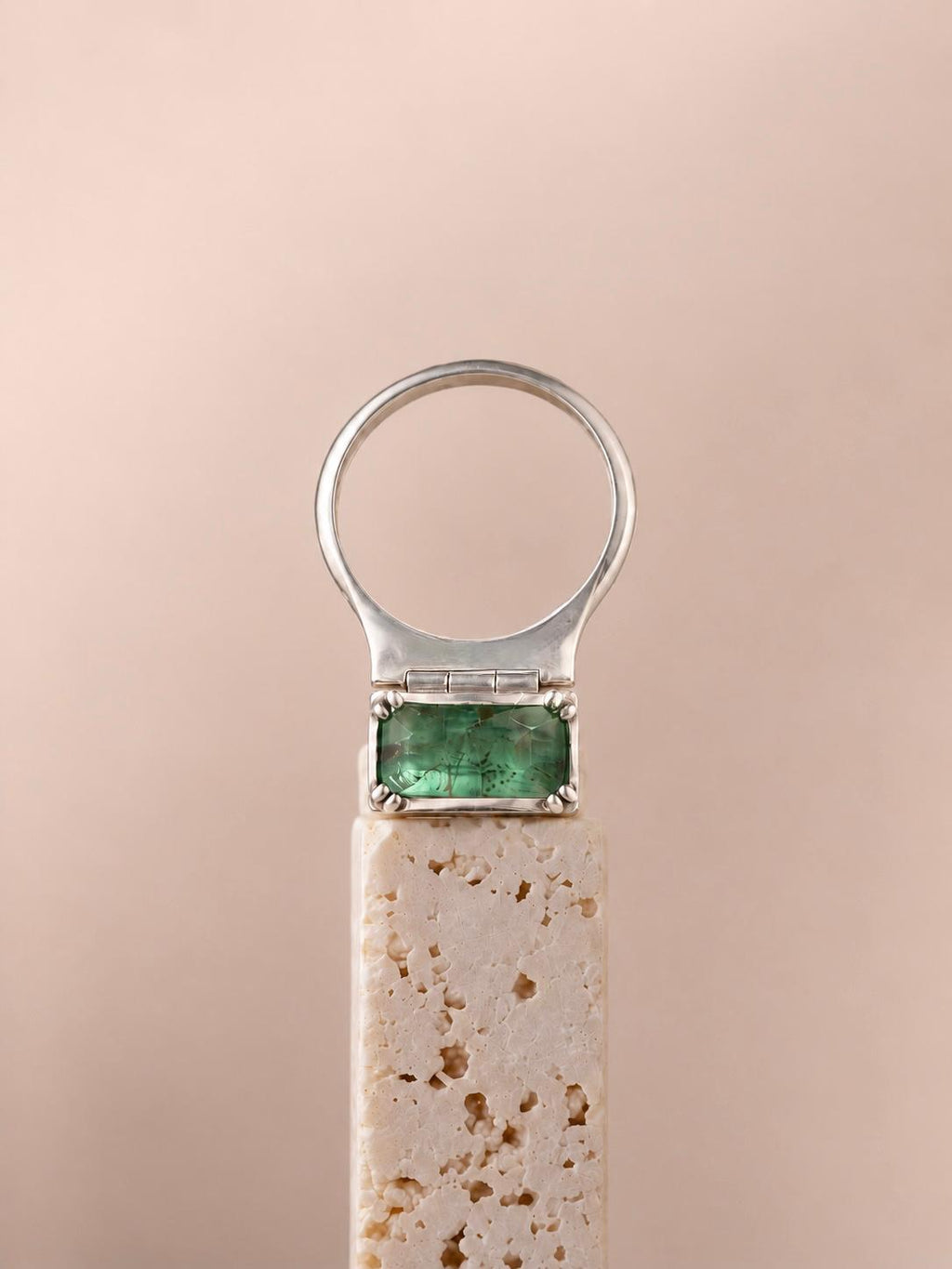 Bague Poison Elysia Cyanite Argent