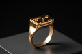 Bague Elysia Braille Vermeil